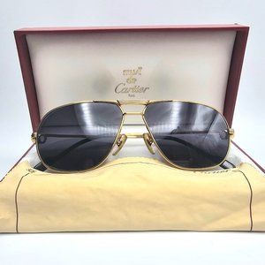 Vintage Cartier Tank Louis Sunglasses